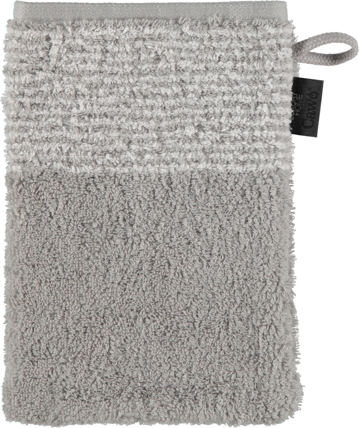 Two-Tone Badehandschuh 16 x 22 cm platinfarbig