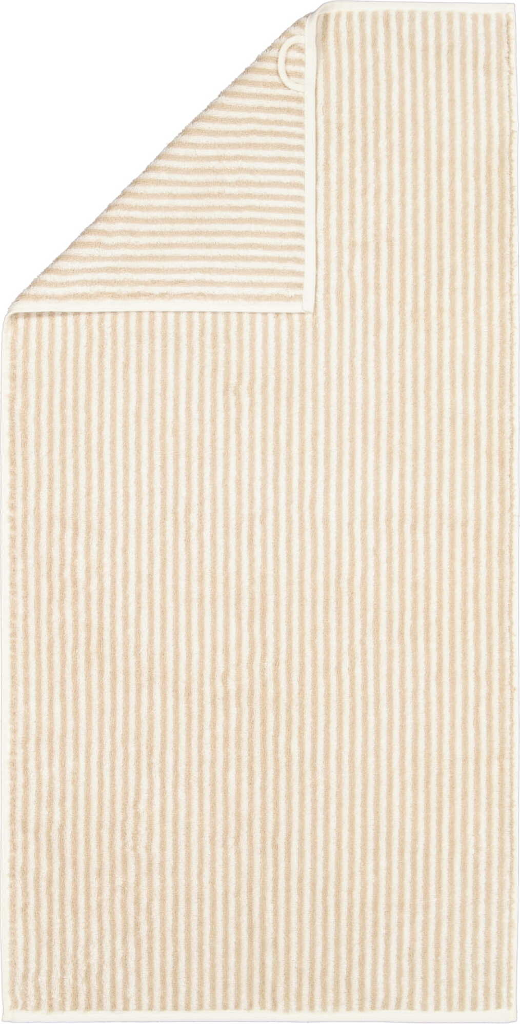 Two-Tone Badetuch gestreift 80 x 150 cm, natur