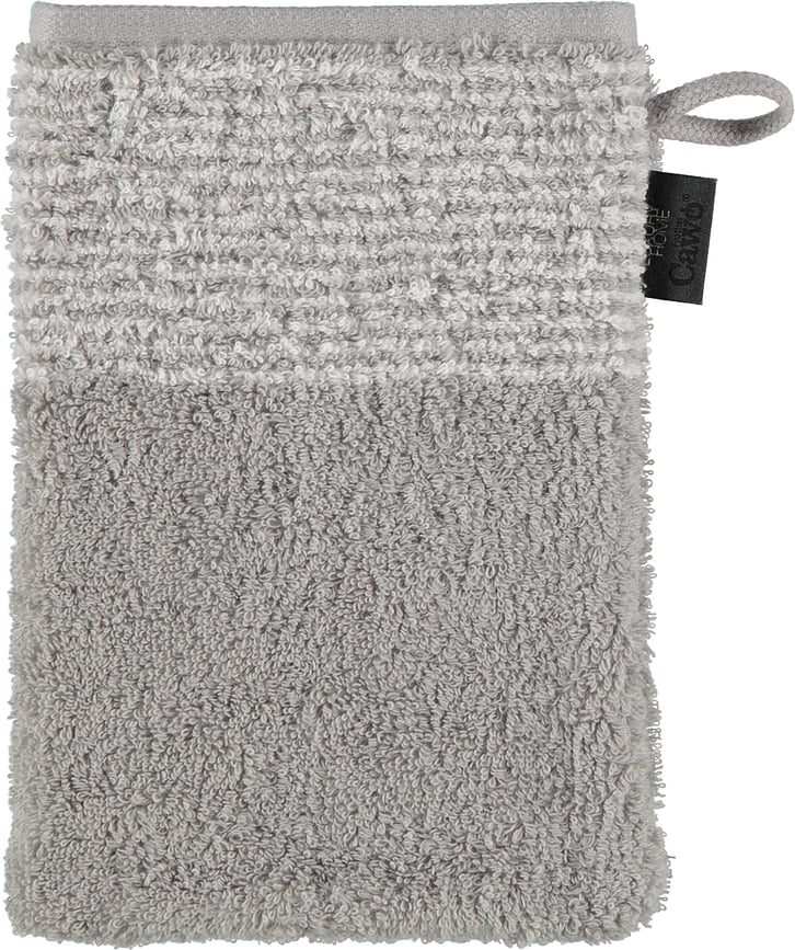 Two-Tone Gant De Toilette, 16 x 22 cm, platine