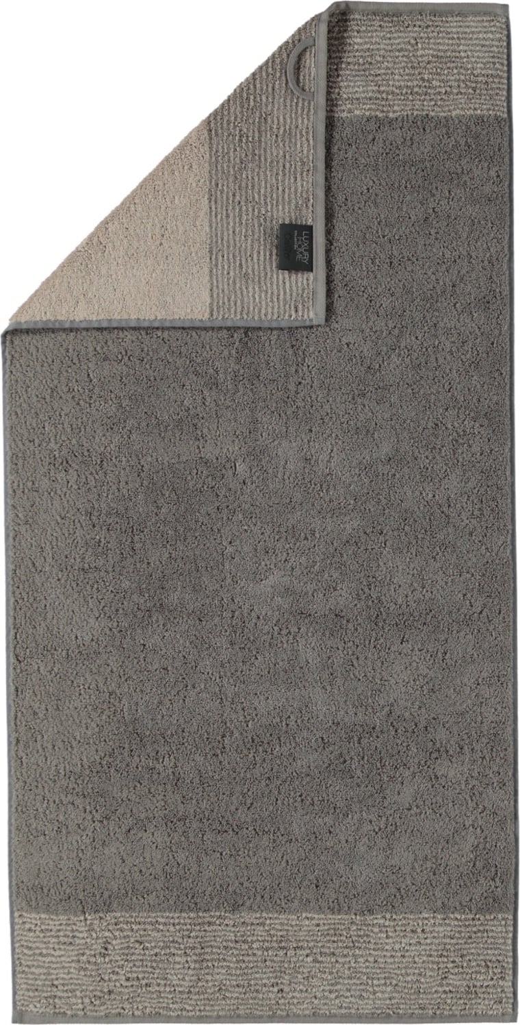 Two-Tone Handtuch 80 x 150 cm graphitfarbig