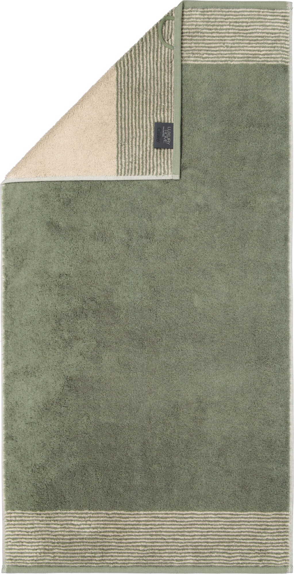 Two-Tone Handtuch 80 x 150 cm grasgrün