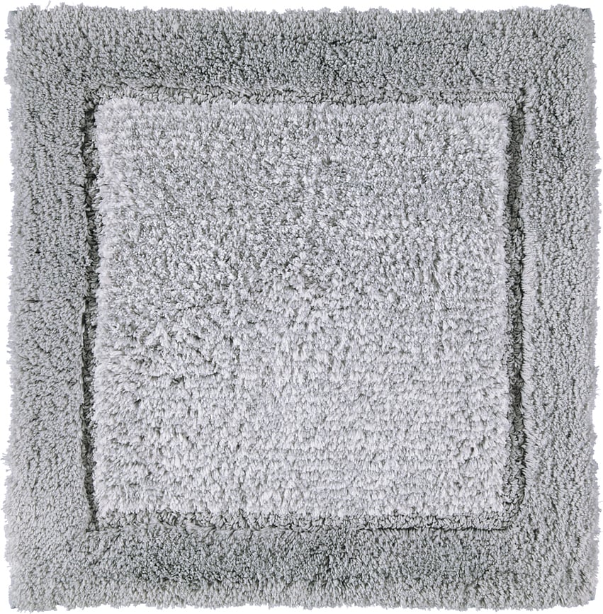 Two-Tone Kupaonski Tepih 60 x 60 cm platinasti