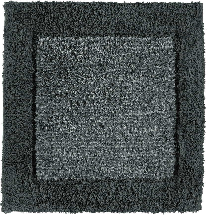 Two-Tone Kupaonski Tepih 60 x 60 cm tamnosivi