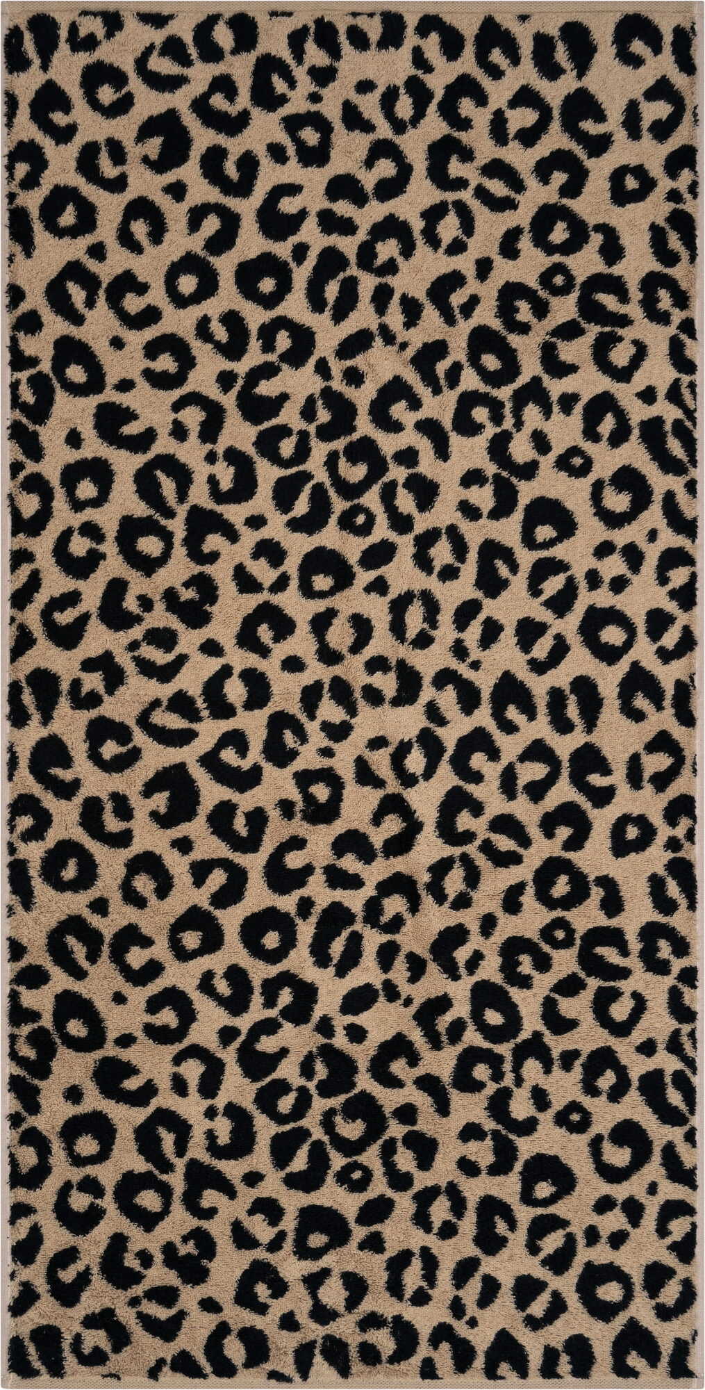 Two-Tone Leo Gästehandtuch mit Leopardenmuster 30 x 50 cm, karamellfarben