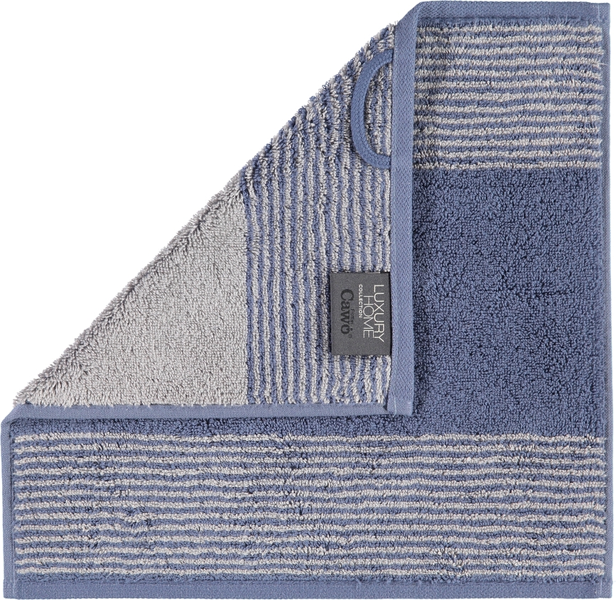 Two-Tone Serviette 30 x 30 cm, bleue foncée