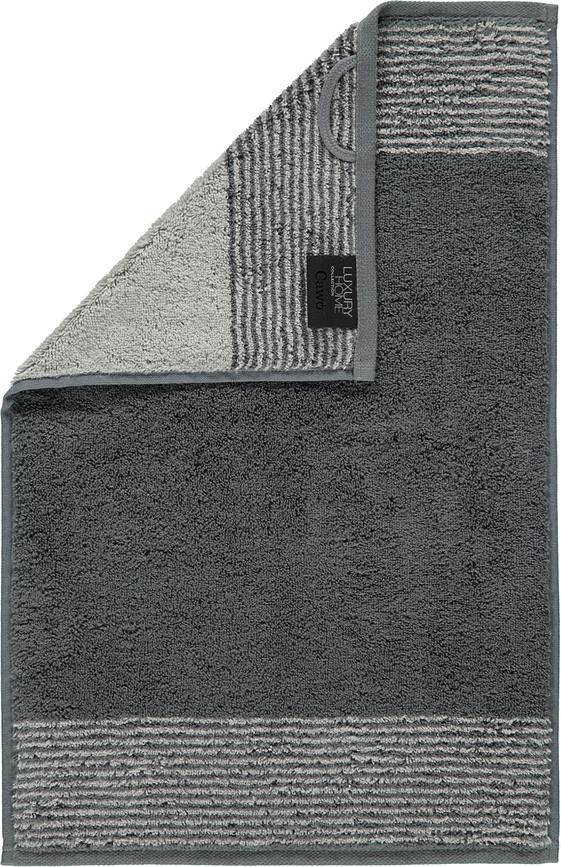 Two-Tone Serviette, 30 x 50 cm, gris foncé