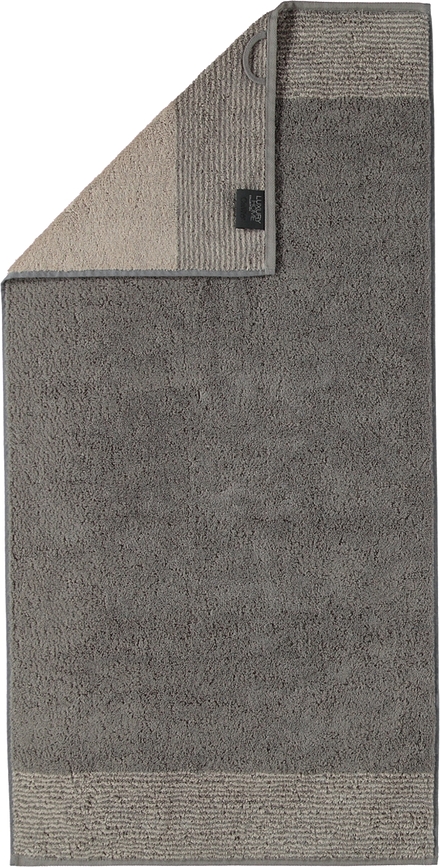Two-Tone Serviette 50 x 100 cm, graphite