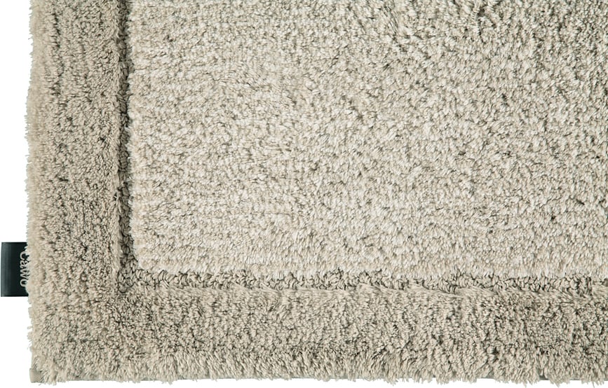 Two-Tone Tapis de Bain 70 x 120 cm, platine