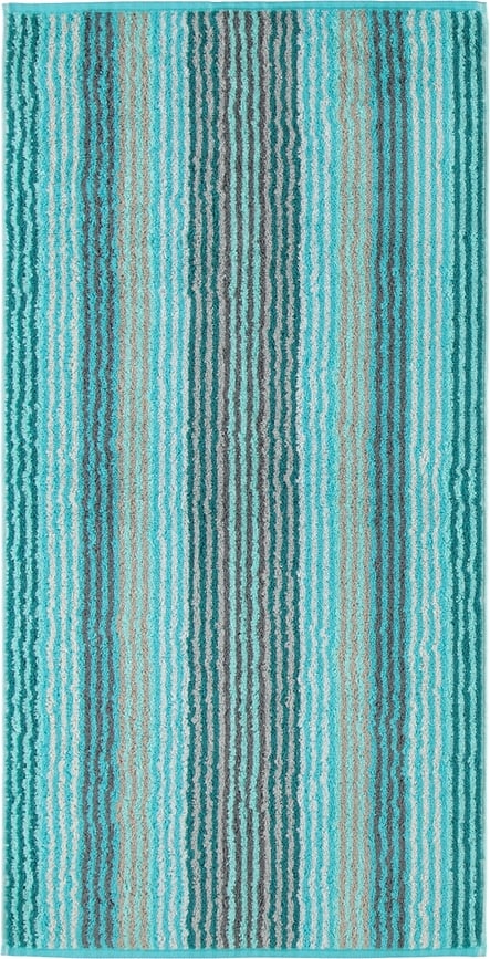 Unique csíkban türkiz Törölköző 50 x 100 cm