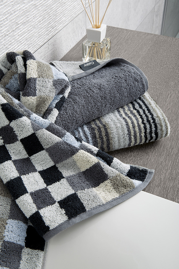 Unique Πετσέτα ριγέ, 70 x 140 cm, τιρκουάζ