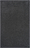 Uterák Pure Elements Uni&Struktur 30 x 50 cm, čierny