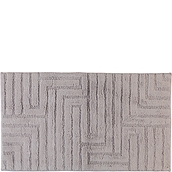 Vonios kilimėlis Cawo reljefinis sidabro spalvos 70 x 120 cm