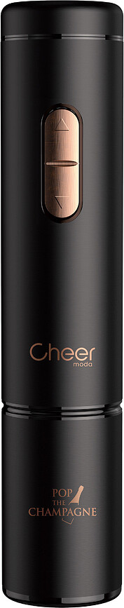 Abrebotellas eléctrico Ace, para champán, con tapón conservador Bubble, Set de 2 piezas