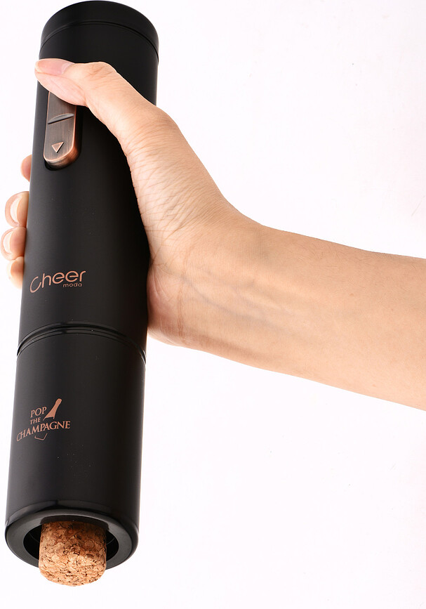 Ace Ouvre-Bouteille électrique, pour champagne, avec bouchon Bubble, Set 2 pièces