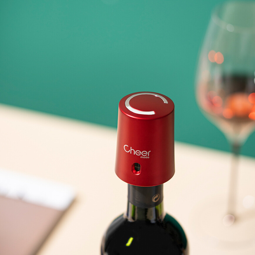 Cabin Čep vakuumski za vino crveni