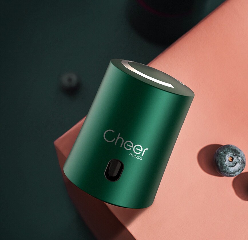 Cabin Zamašek vakuumski za vino, rdeč