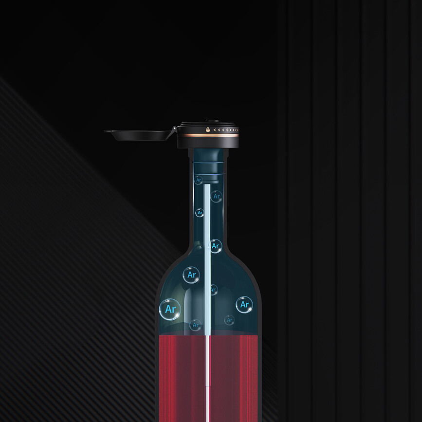 Connoisseur Bouchons et Tubes pour Distributeur, Set 4 pièces