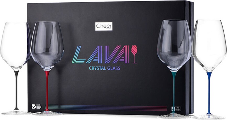 Copas de Vino Lava, 4 unidades