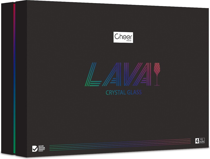 Copas de Vino Lava, 4 unidades