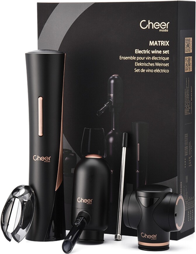 Juego de Accesorios para Vino Matrix, Set de 5 piezas