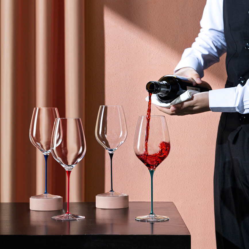 Lava Verres à Vin, Lot de 4