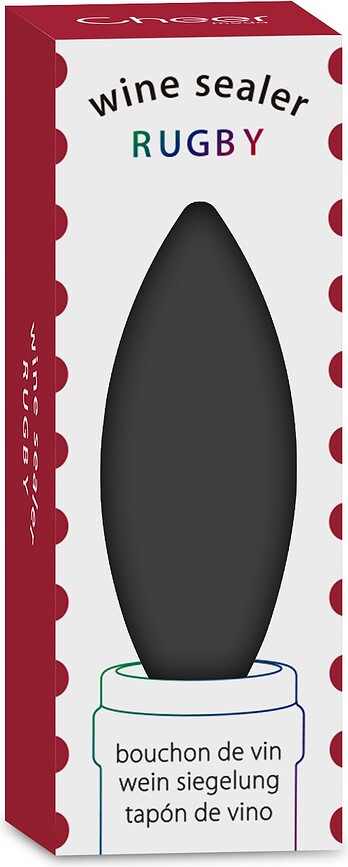 Bouchon de Vin Rugby, noir