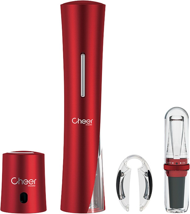 Set de accesorios para vino Skyline, 4 piezas