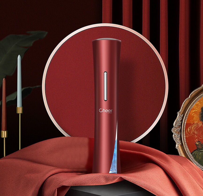 Skyline Set Accessoires à Vin, rouge, 4 pièces