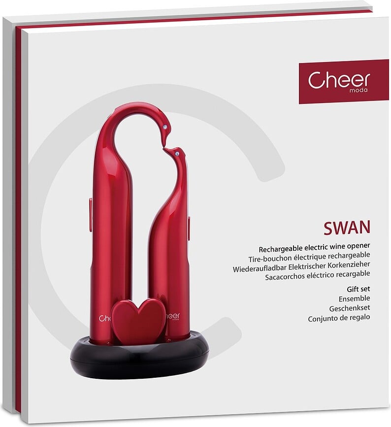 Swan Set d'Accessoires à Vin, 5 pièces