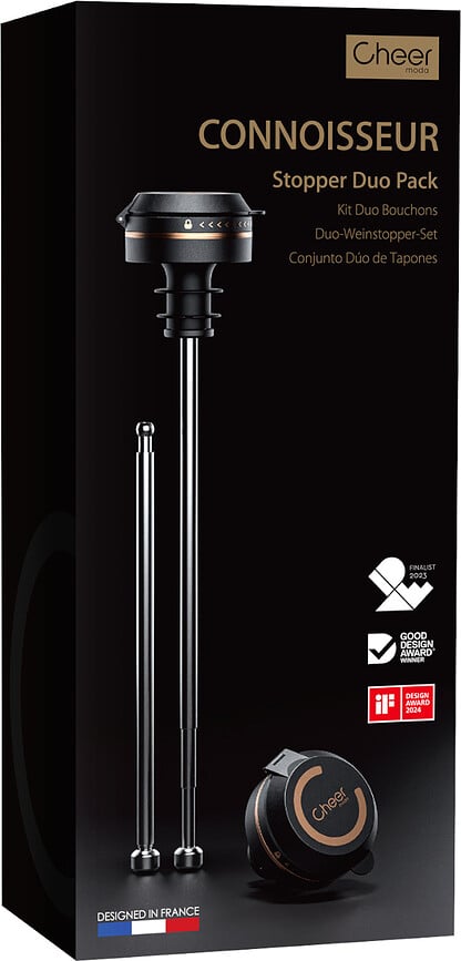 Tapones y Tubos de recambio Connoisseur, para dispensador, Set de 4 piezas