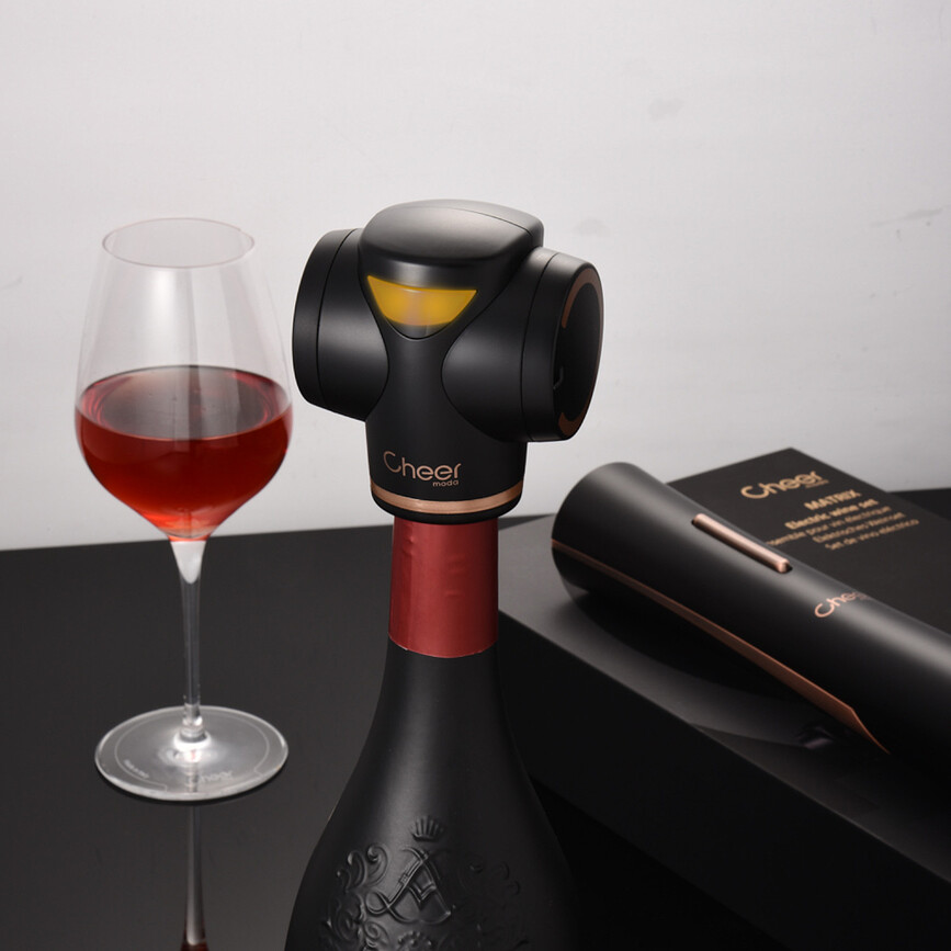 Trooper Električni vakuumski zamašek, za vino