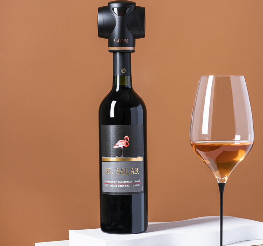 Trooper Električni vakuumski zamašek, za vino