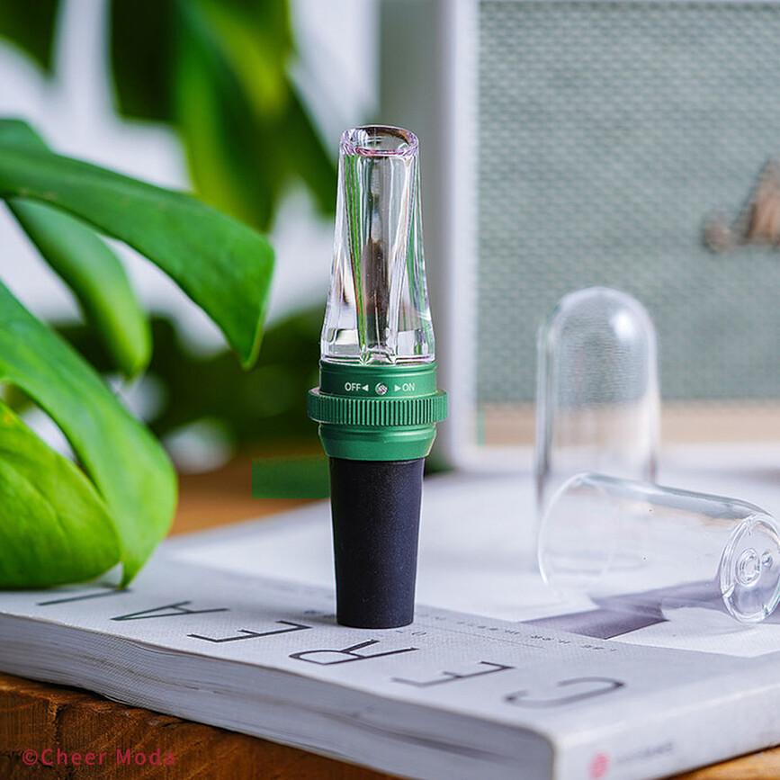 Vertedor de Vino con aireador Submarine, rojo