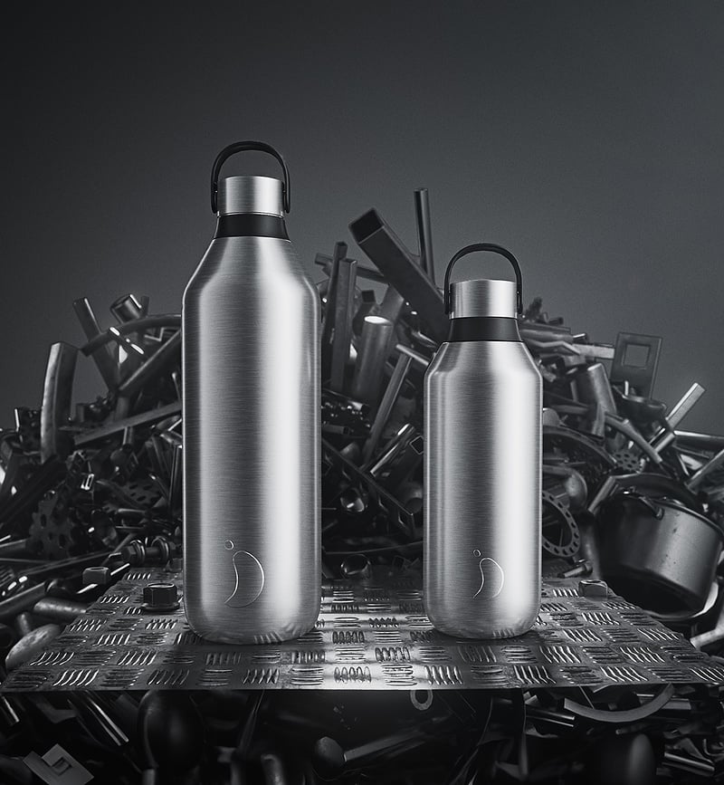 Botella térmica de acero inoxidable reciclado Series 2, 500 ml