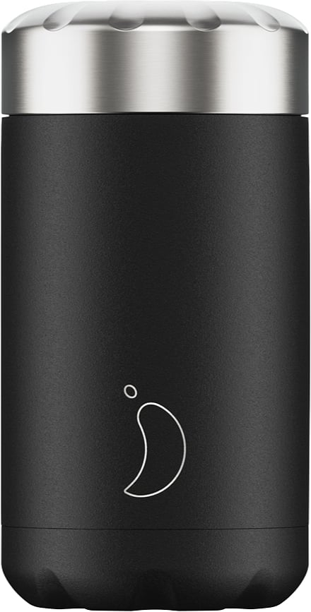 Chilly's Bottles Contenant Isotherme 500 ml, noir