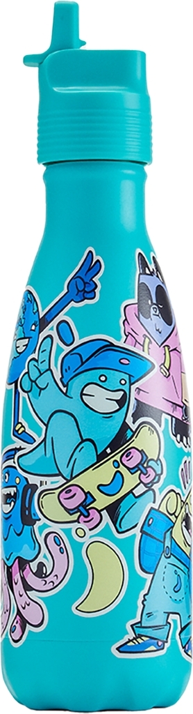 Original Kids Crew Isolierflasche, 350 ml, blau