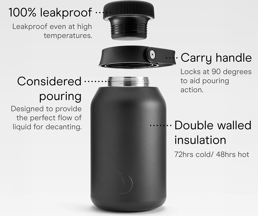 Series 2 Big Mouth Bouteille isotherme 2 L, verte