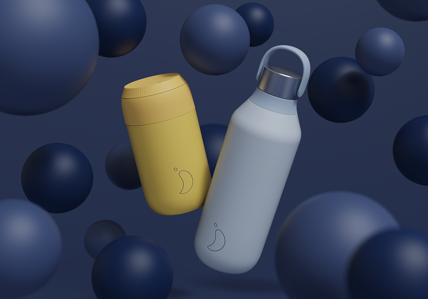 Series 2 Bouteille isotherme 1 L, bleue