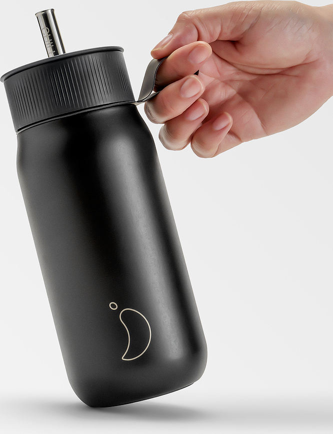 Series 2 Mug Isotherme avec paille, 750 ml, bleu marine