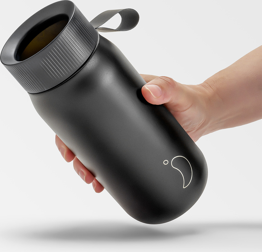 Series 2 Mug Isotherme avec paille, 750 ml, bleu marine