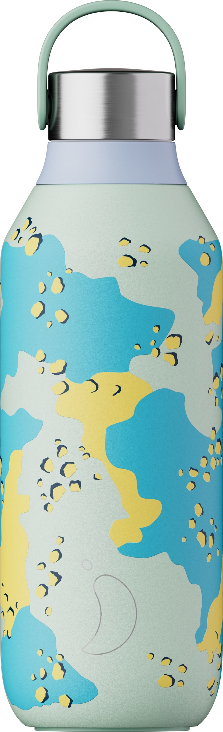 Thermobecher Series 2 Studio Isolierflasche Desert Camo, 500 Ml, Blau