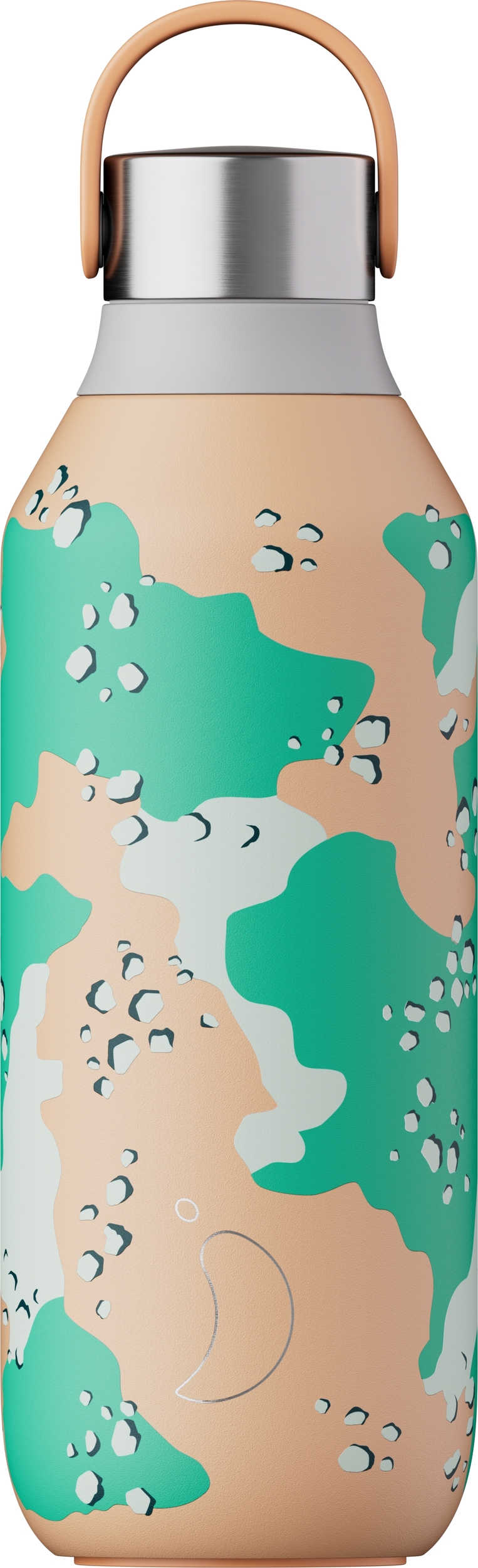 Thermobecher Series 2 Studio Isolierflasche Desert Camo, 500 Ml, Pfirsichfarben