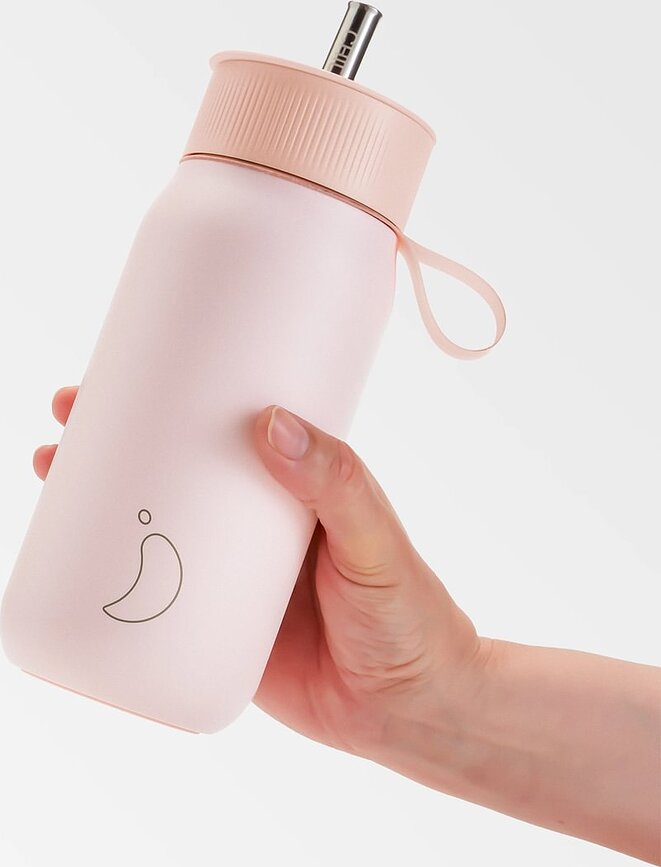 Series 2 Termo lonček s slamico, 750 ml, mornarsko moder