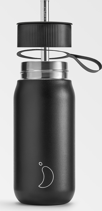 Series 2 Termo lonček s slamico, 750 ml, mornarsko moder