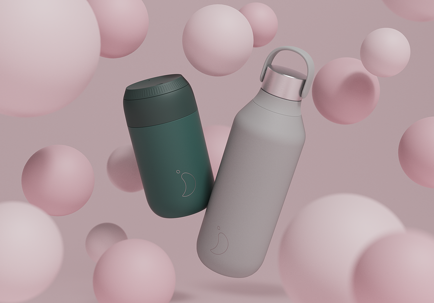 Series 2 Termo Skodelica za kavo, 500 ml, slivova