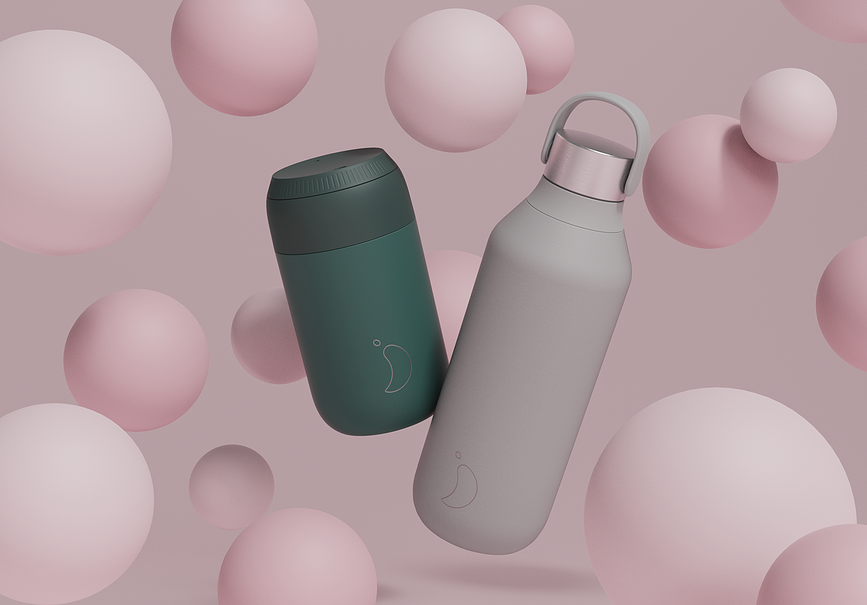 Series 2 Μπουκάλι Θερμικό, 1 L, μπλε