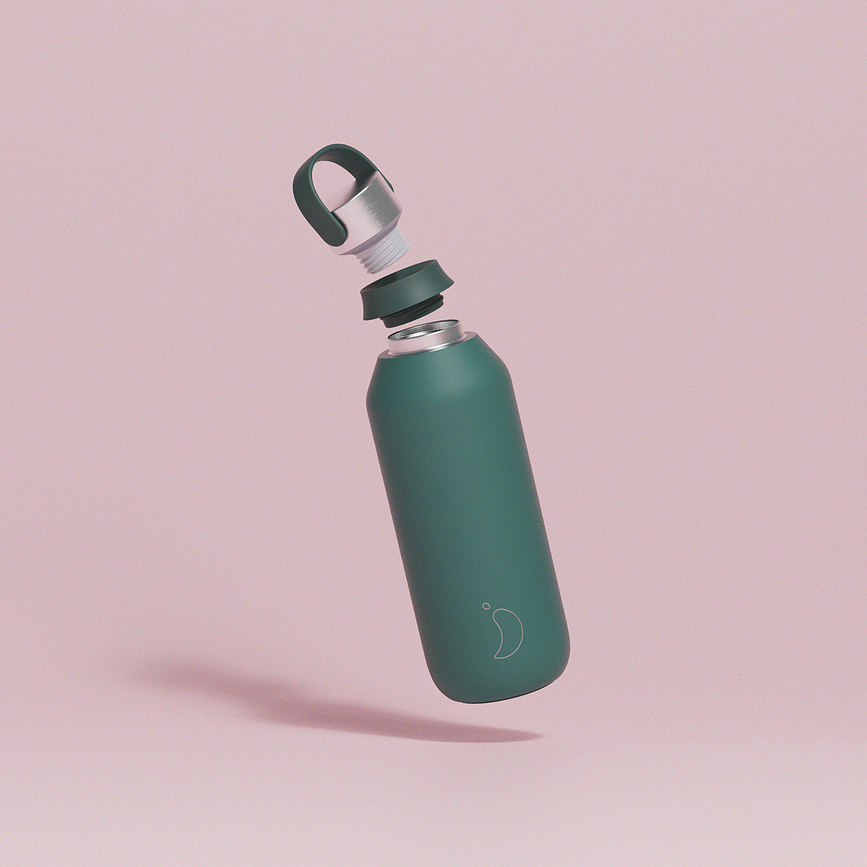 Series 2 Μπουκάλι Θερμικό, 1 L, μπλε