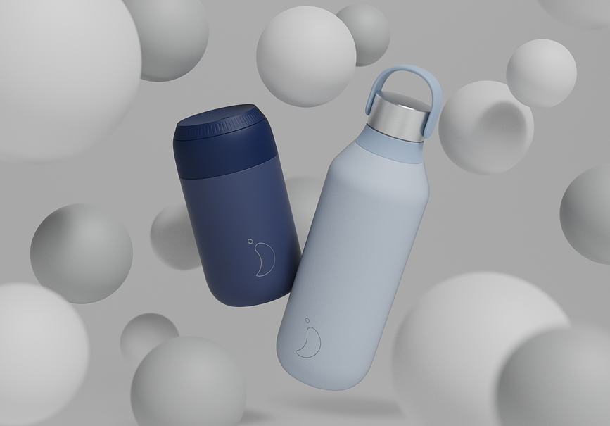 Series 2 Μπουκάλι Θερμικό, 1 L, μπλε