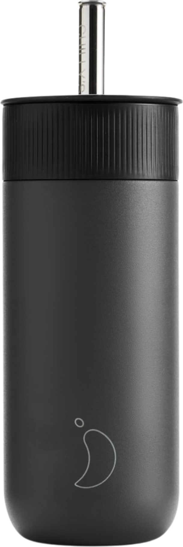 Series 2 Thermobecher mit Strohhalm, 500 ml, schwarz