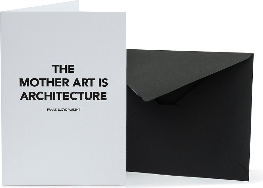 Architects Quotes Čestitka s omotnicom The Mother Art